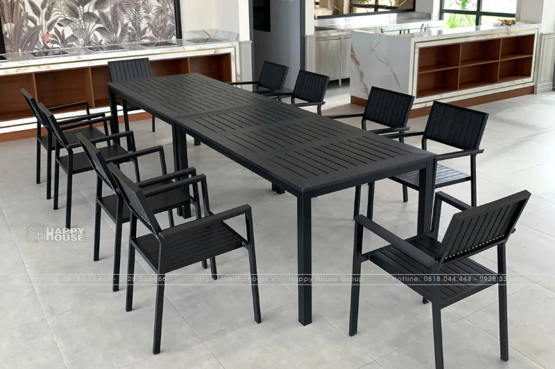 những lợi ích vượt trội của bàn ghế Composite