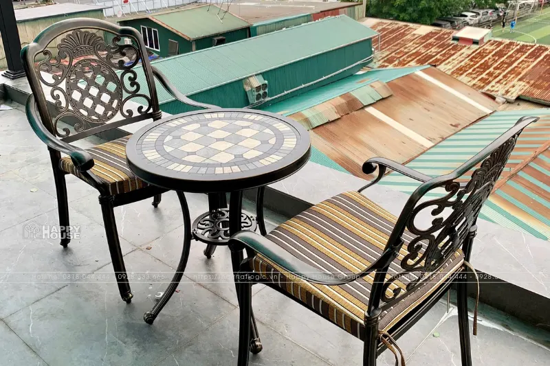 Bàn Ghế Nhôm Đúc Mặt Đá - Sự Lựa Chọn Hoàn Hảo Cho Không Gian Ngoài Trời 2025