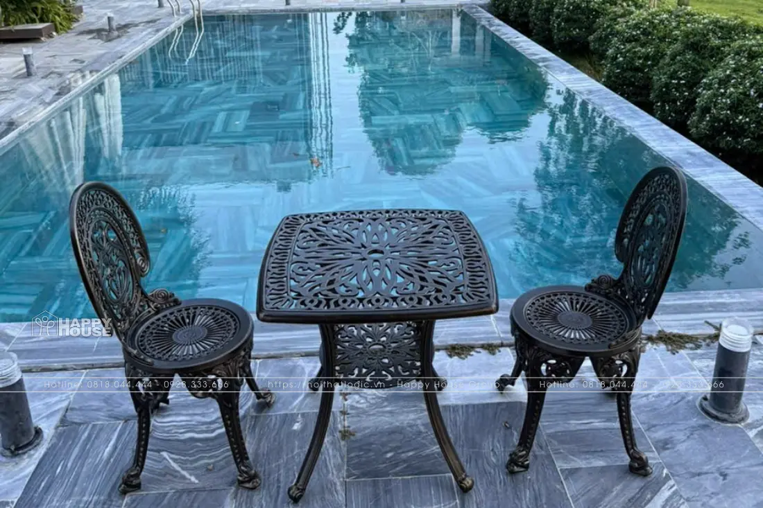 Bàn Ghế Hồ Bơi Cao Cấp Tại JT Resort Cẩm Mỹ, Đồng Nai