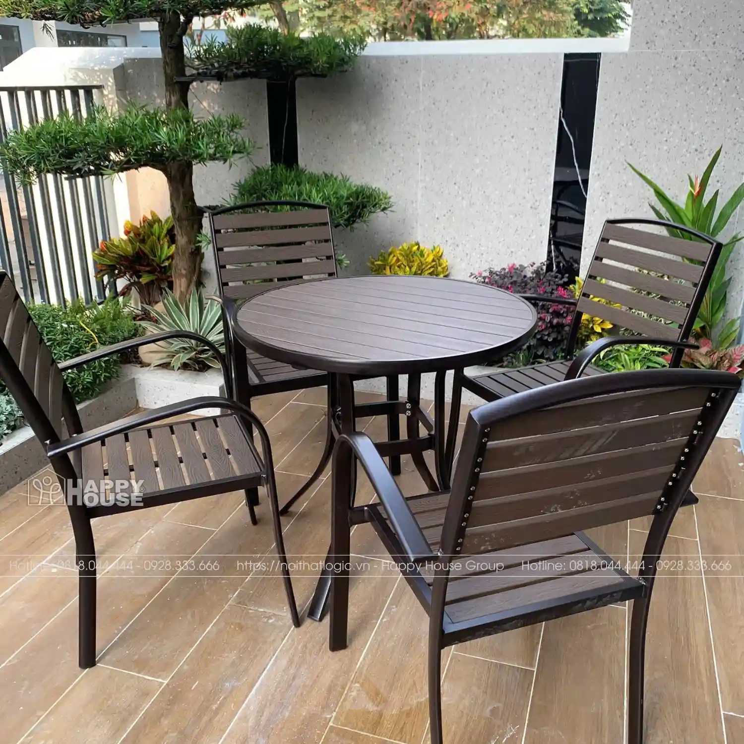 Bàn ghế Composite Biệt Thự An Quý Villa Dương Nội