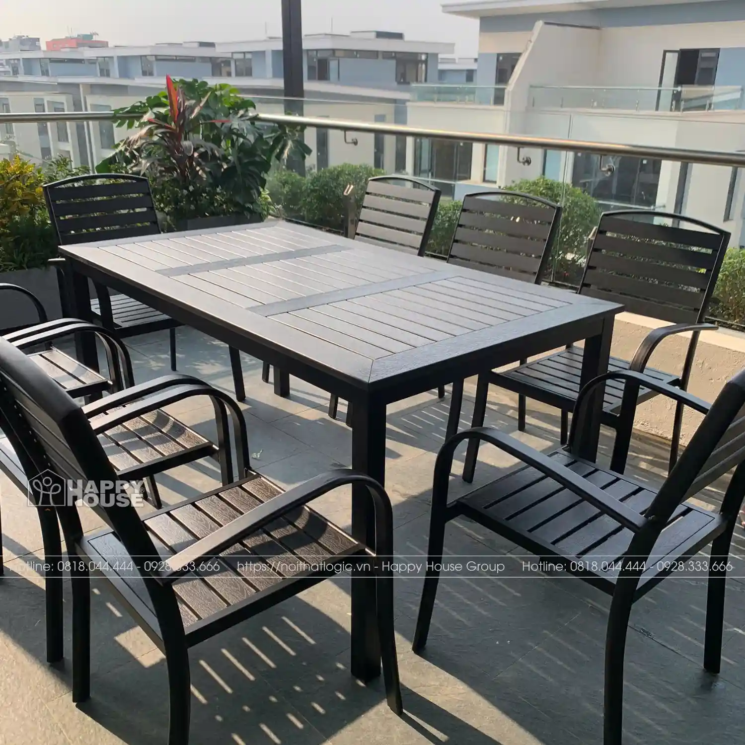 Bàn ghế Composite Biệt Thự An Quý Villa Dương Nội