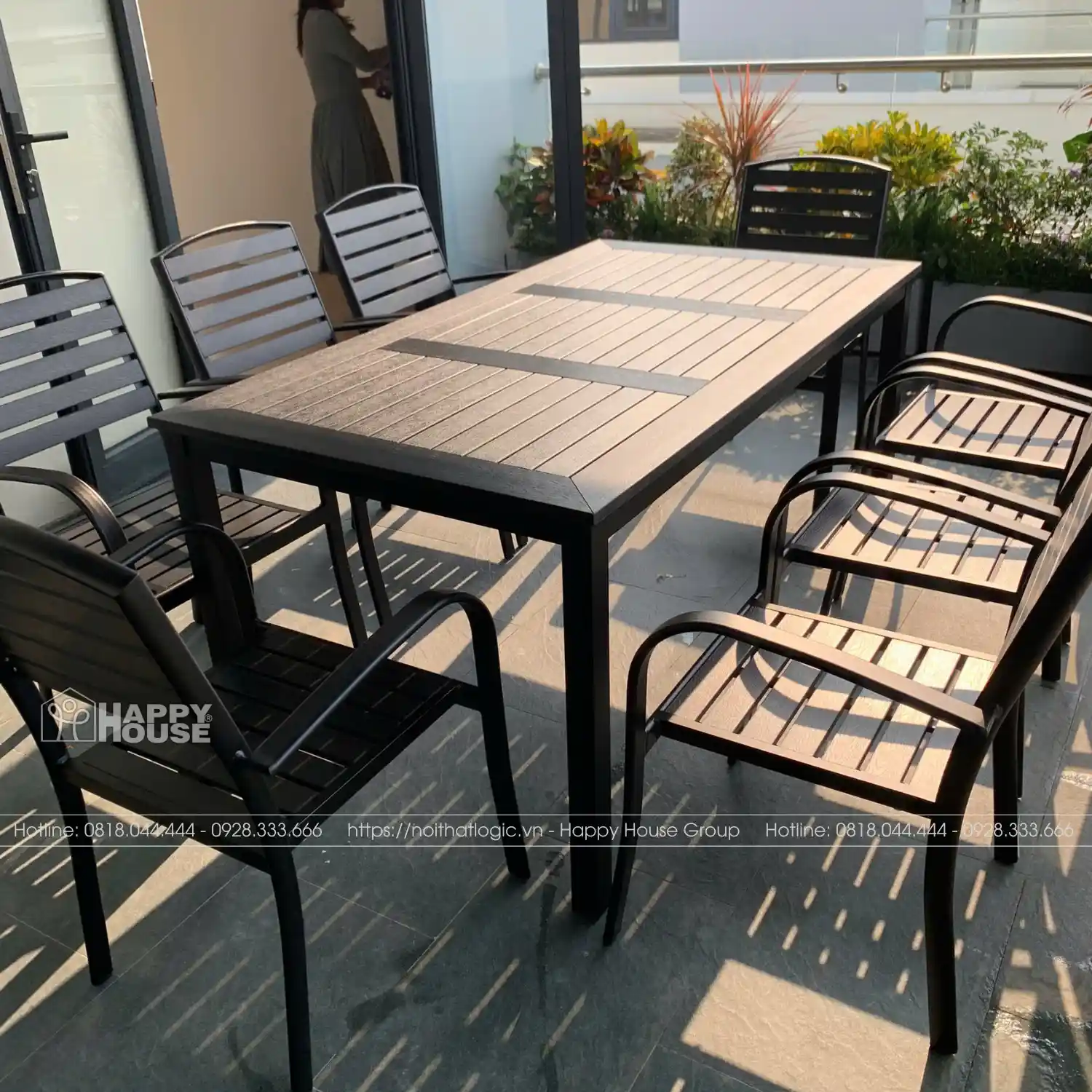 Bàn ghế Composite Biệt Thự An Quý Villa Dương Nội