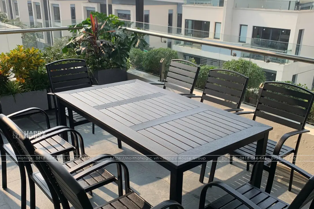 Bàn ghế Composite Biệt Thự An Quý Villa Dương Nội