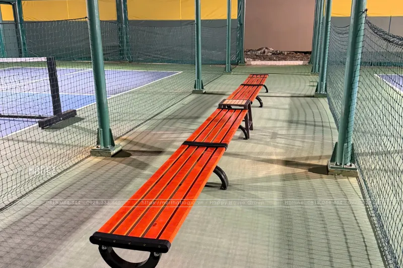 Dự án ghế băng cho sân pickleball tại TP. Hồ Chí Minh