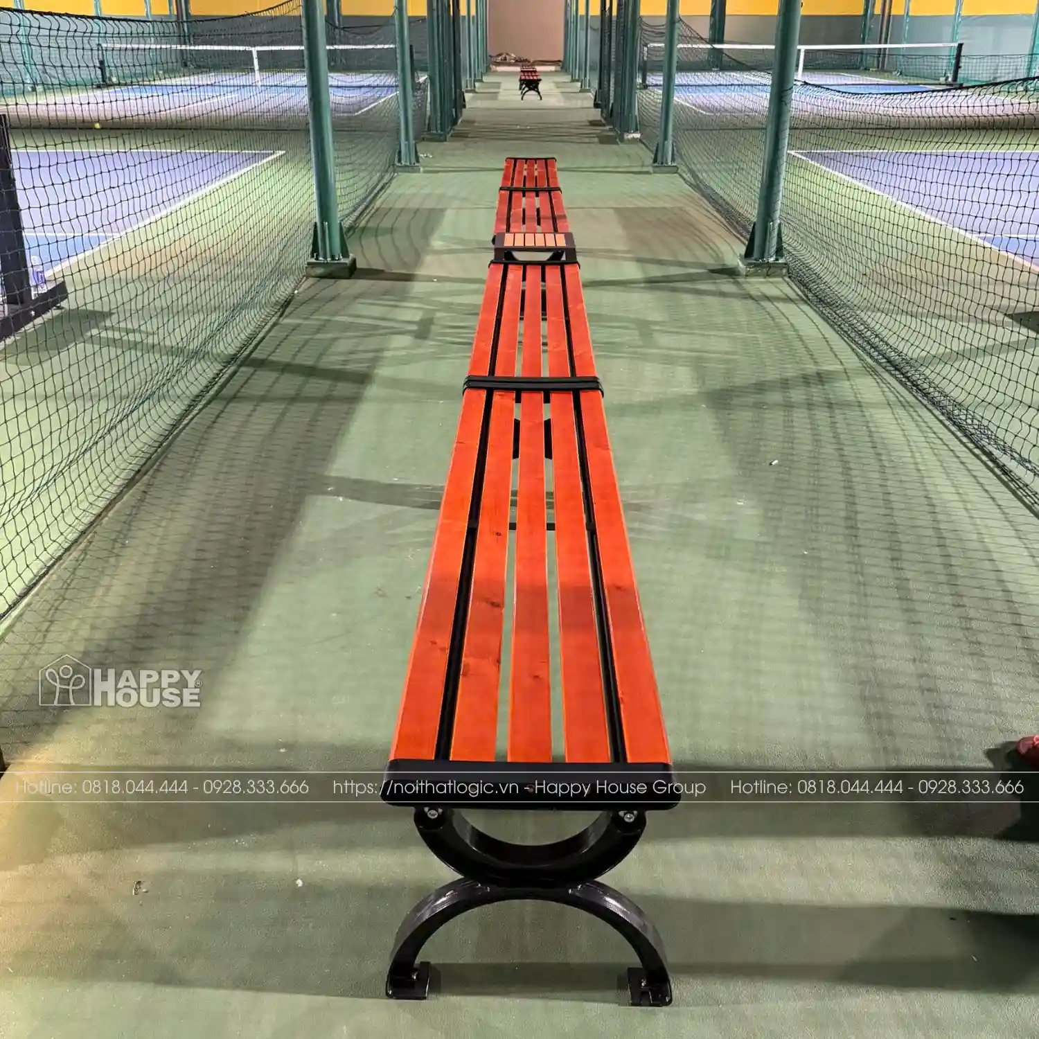 Dự án ghế băng cho sân pickleball tại TP. Hồ Chí Minh