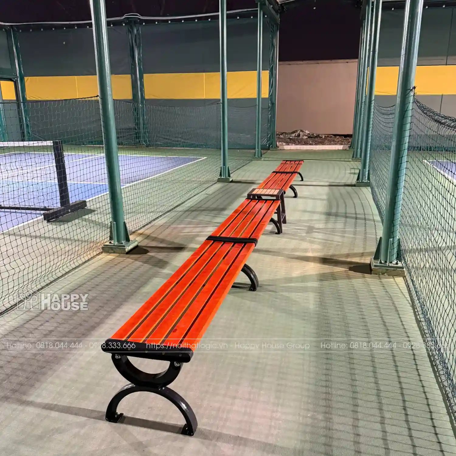 Dự án ghế băng cho sân pickleball tại TP. Hồ Chí Minh