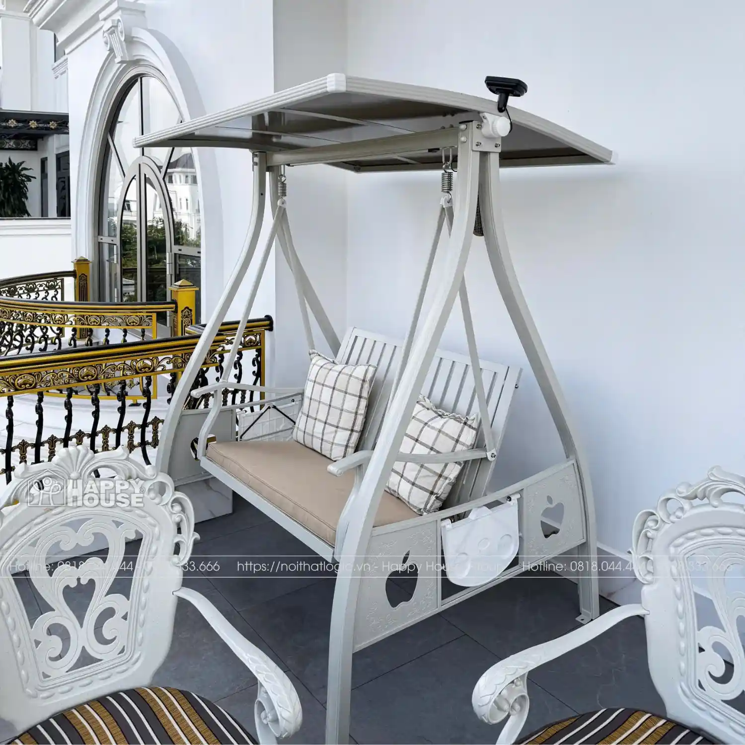 Dự án nội thất sân thượng biệt thự cao cấp tại Bắc Ninh