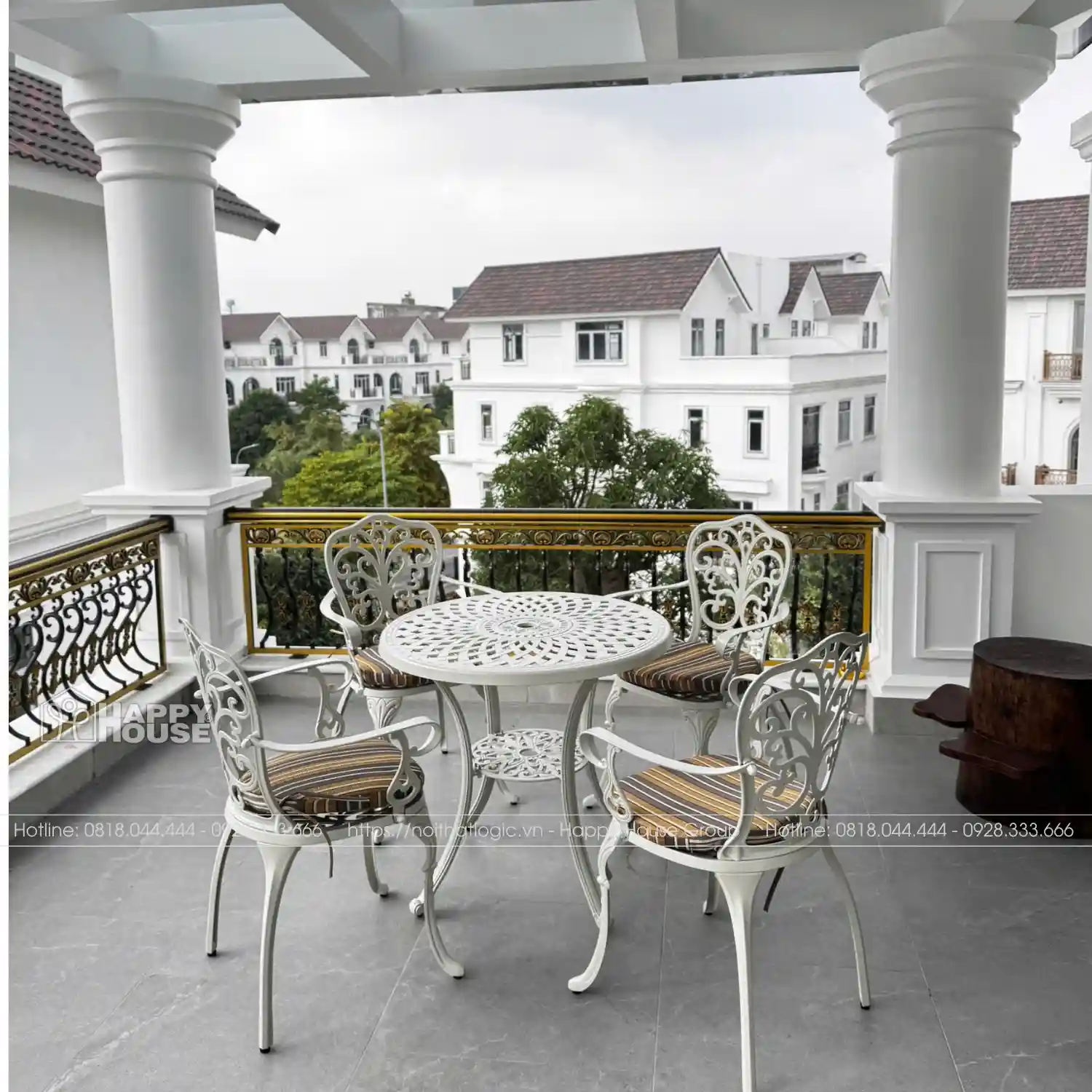 Dự án nội thất sân thượng biệt thự cao cấp tại Bắc Ninh