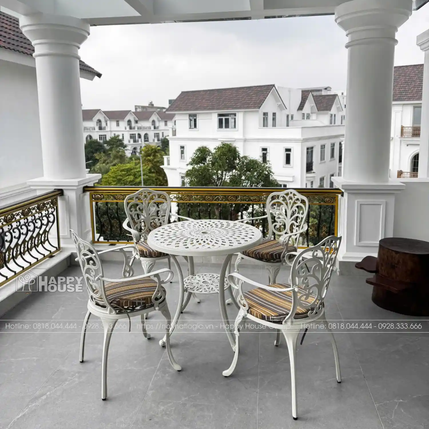 Dự án nội thất sân thượng biệt thự cao cấp tại Bắc Ninh