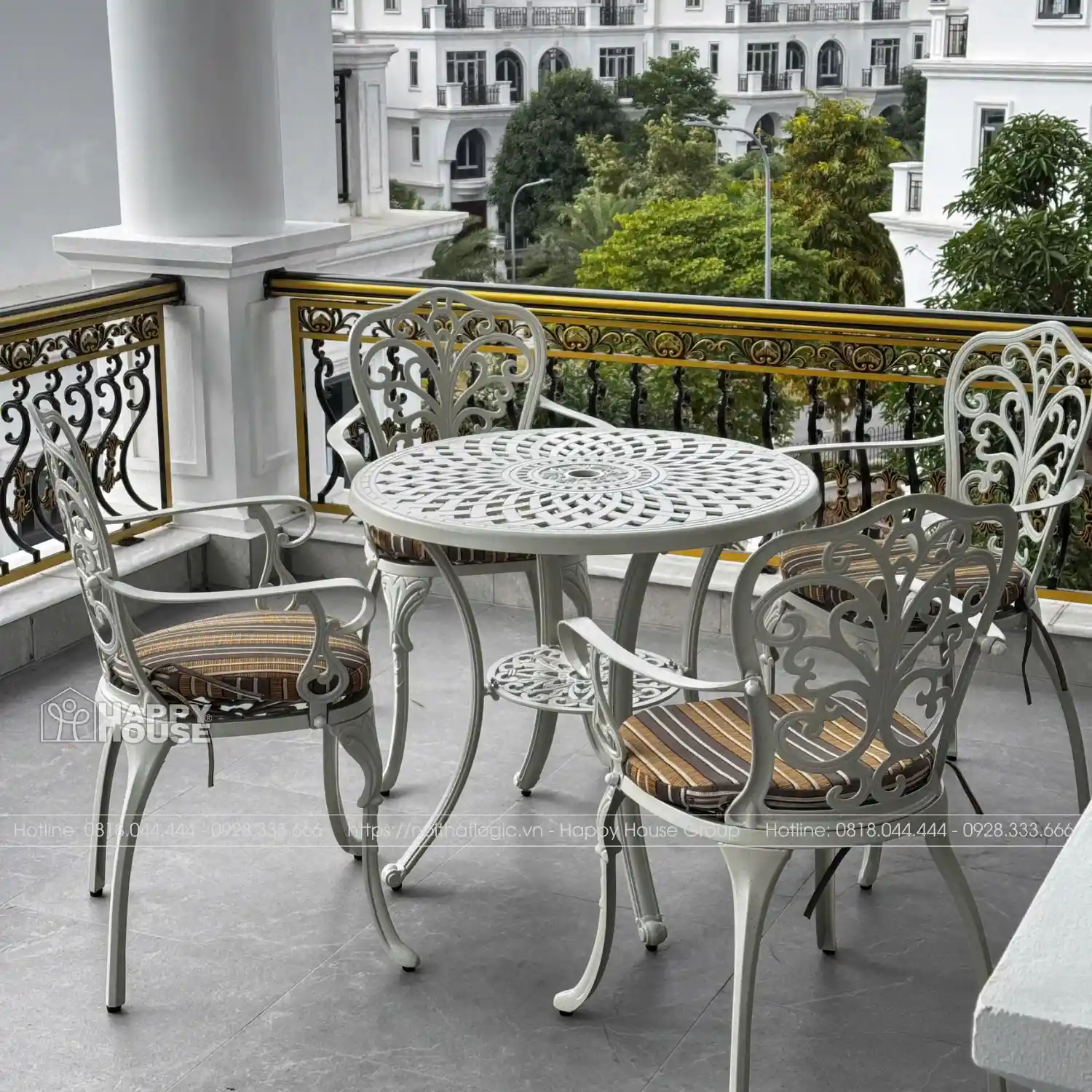 Dự án nội thất sân thượng biệt thự cao cấp tại Bắc Ninh