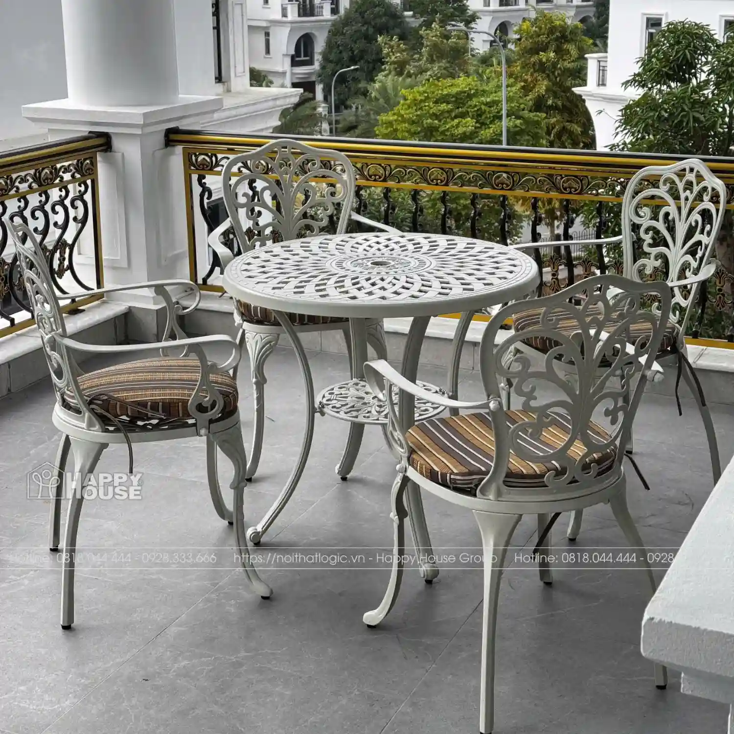 Dự án nội thất sân thượng biệt thự cao cấp tại Bắc Ninh