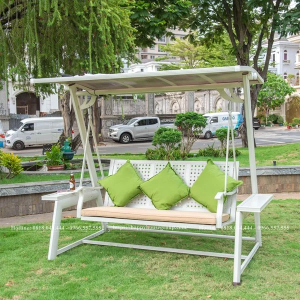 Tận hưởng cuối tuần trọn vẹn với xích đu sân vườn đẹp, tiện nghi