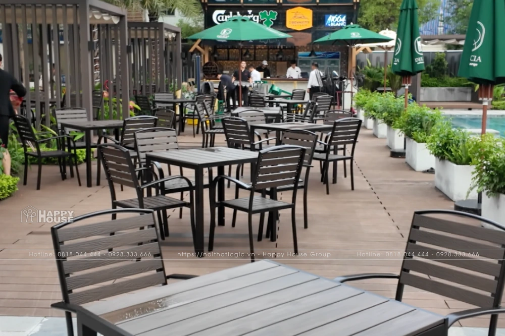 Dự Án Setup Không Gian Cafe Ngoài Trời Tại Delicia, KĐT The Manor Central Park, Hà Nội