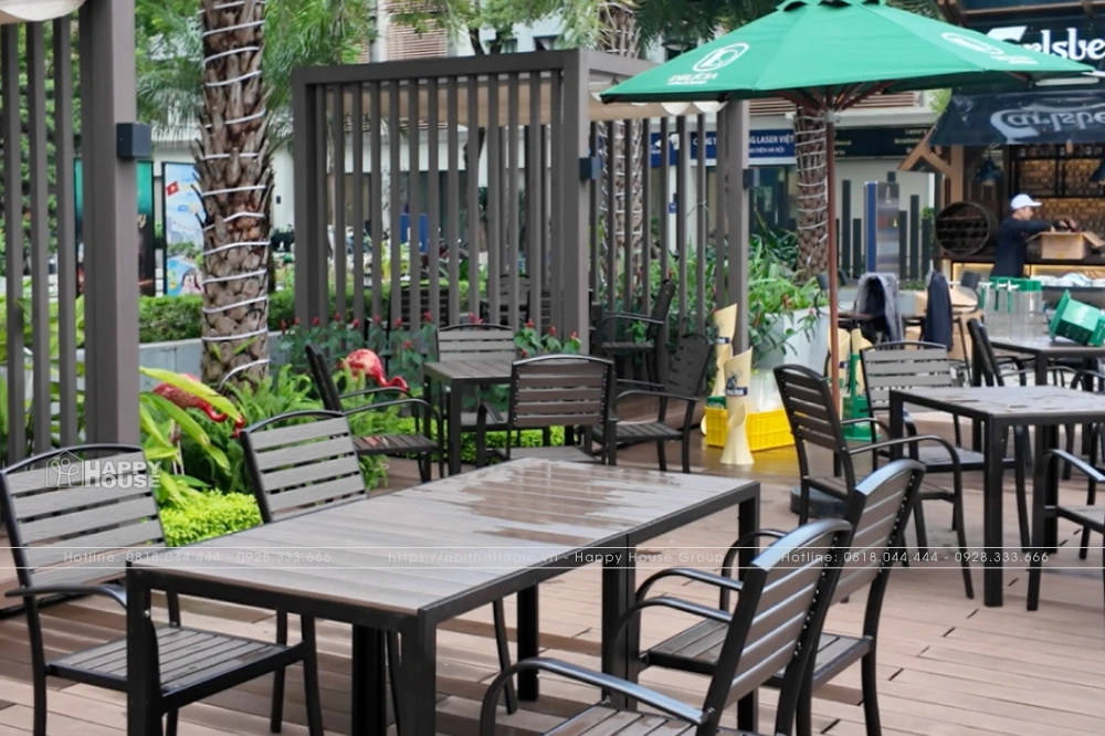 Dự Án Setup Không Gian Cafe Ngoài Trời Tại Delicia, KĐT The Manor Central Park, Hà Nội
