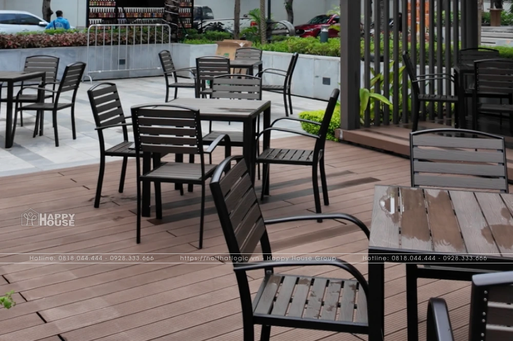 Dự Án Setup Không Gian Cafe Ngoài Trời Tại Delicia, KĐT The Manor Central Park, Hà Nội