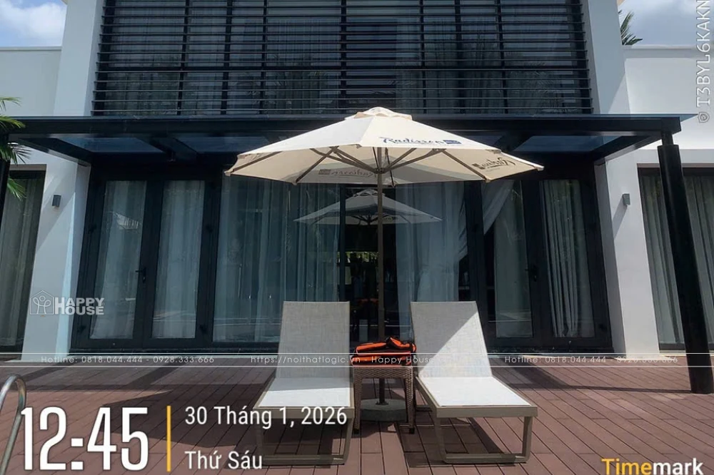 Dự Án Cung Cấp Ghế Hồ Bơi Cao Cấp Tại Khu Nghỉ Dưỡng 5 Sao Radisson Blu Cam Ranh, Khánh Hòa