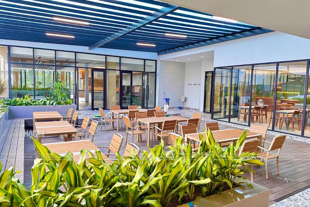 Dự Án Setup Căng Tin Ngoài Trời Bằng Bàn Ghế Composite Cao Cấp Tại Công Ty TaeYang Việt Nam (Hưng Yên)