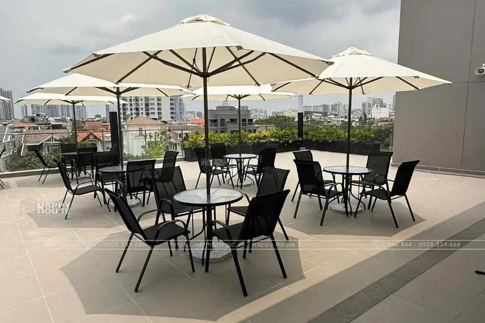 Dự Án Bàn Ghế Cafe Sân Thượng Tại Panomax River Villa: Đẳng Cấp Ngoại Thất Từ Nội Thất Logic
