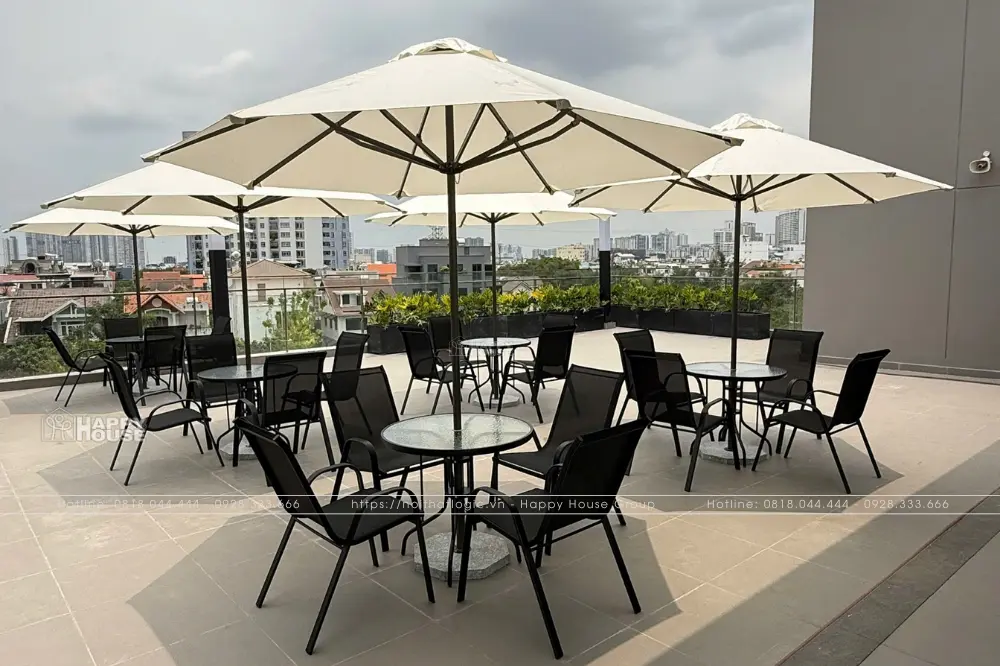 Dự Án Bàn Ghế Cafe Sân Thượng Tại Panomax River Villa: Đẳng Cấp Ngoại Thất Từ Nội Thất Logic