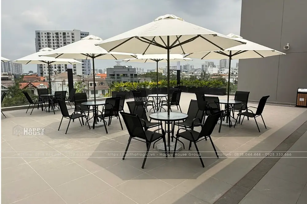 Dự Án Bàn Ghế Cafe Sân Thượng Tại Panomax River Villa: Đẳng Cấp Ngoại Thất Từ Nội Thất Logic