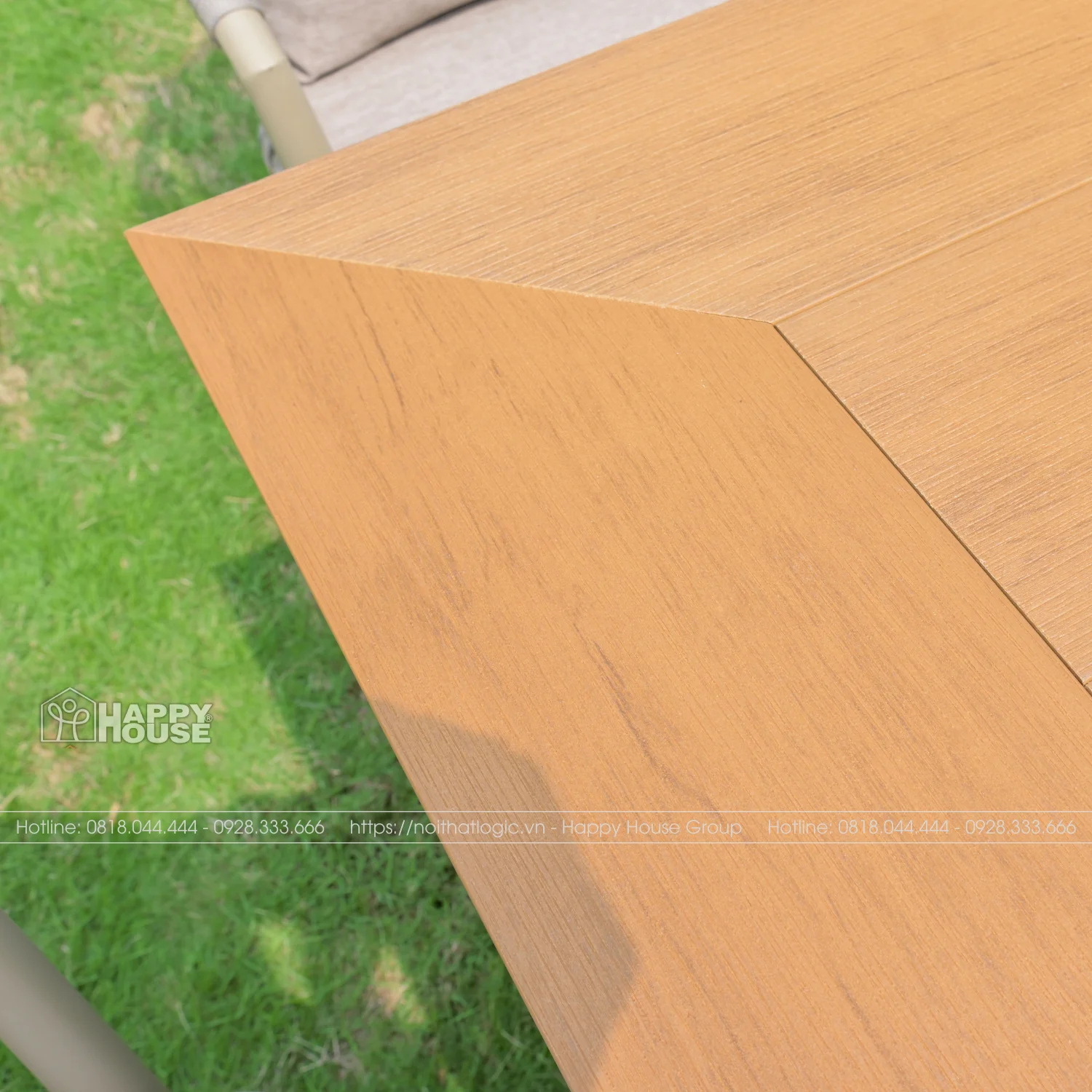 Bộ Bàn Ghế Sân Vườn Composite Cao Cấp 6 ghế Phong Cách Châu Âu Hiện Đại