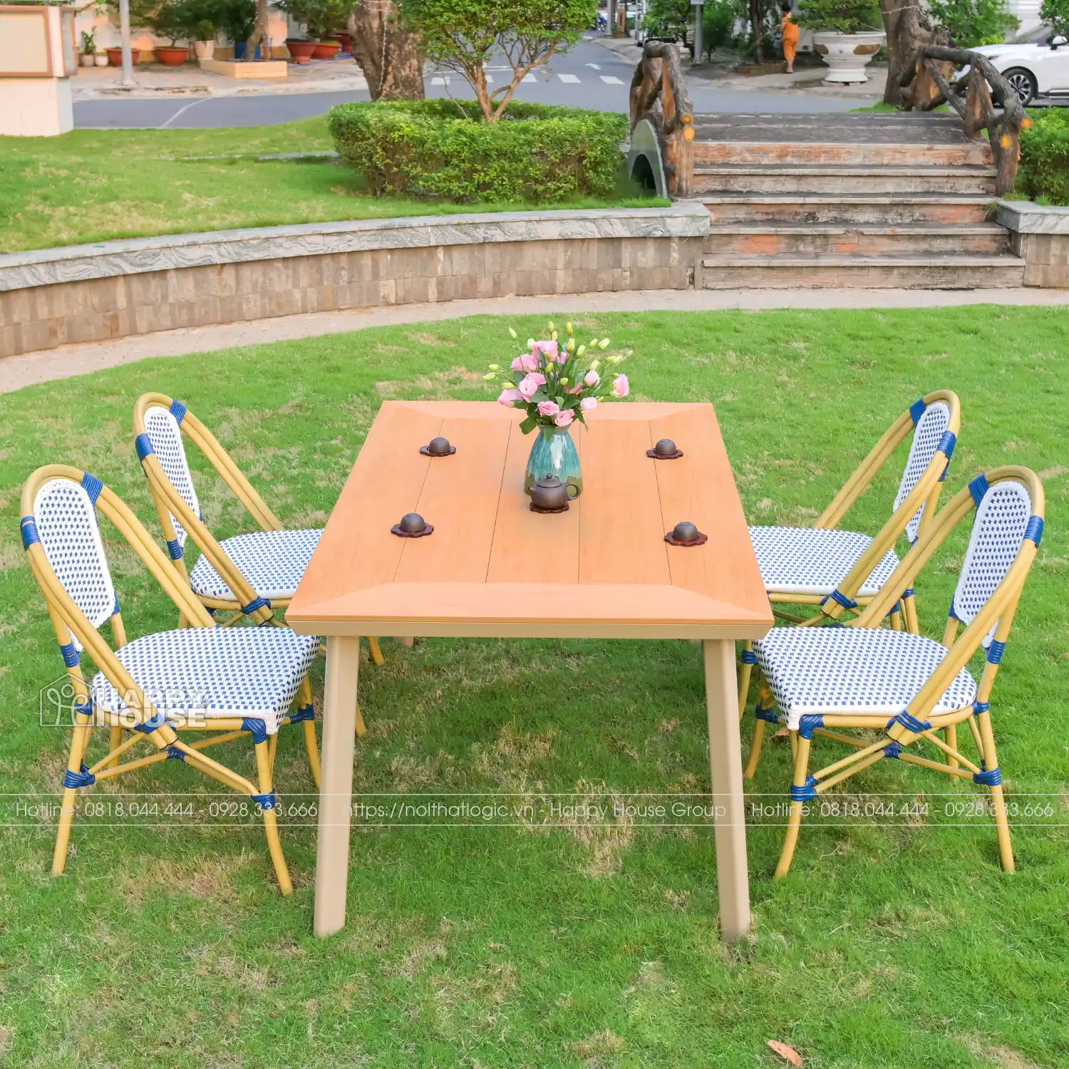 Bộ Bàn ghế Composite Ngoài Trời CPS-160SNL19