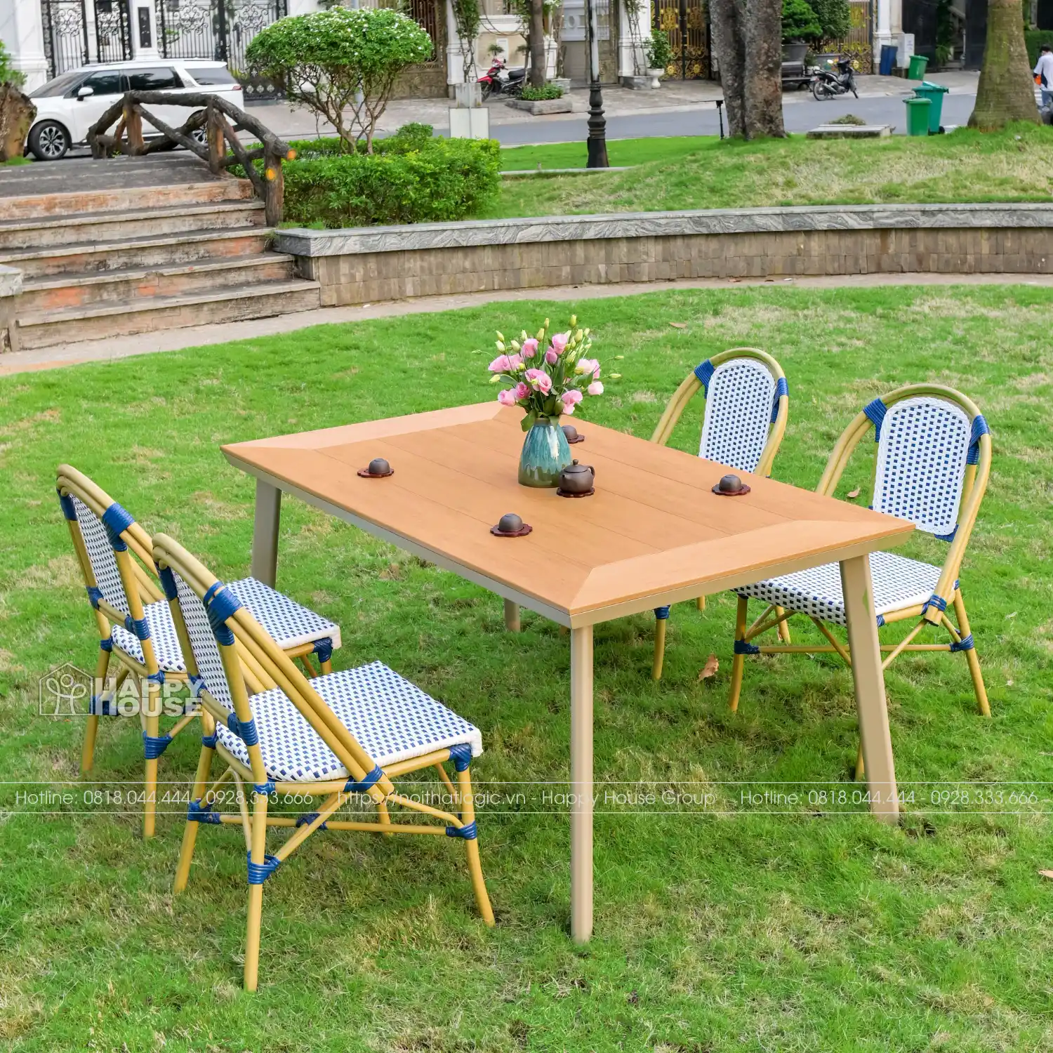 Bộ Bàn ghế Composite Ngoài Trời CPS-160SNL19