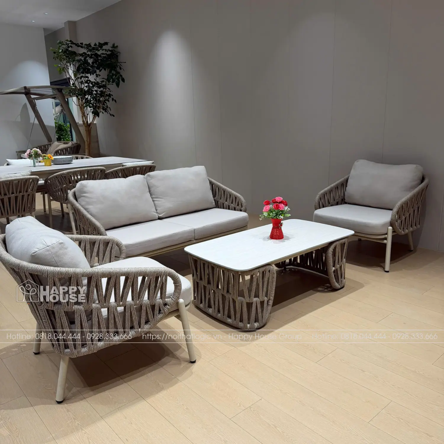 Bộ Sofa cao cấp ngoài trời SFD01