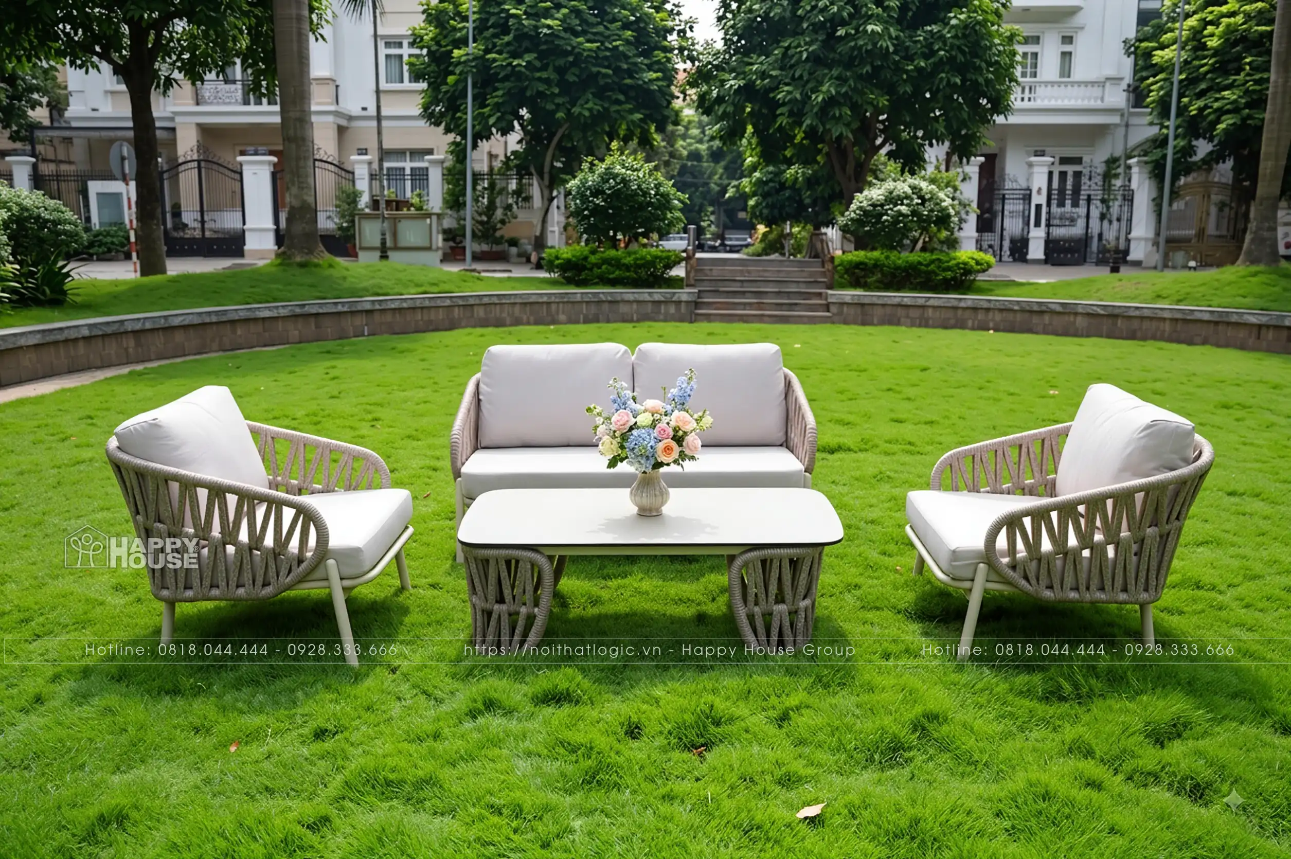 Bộ Sofa cao cấp ngoài trời SFD01