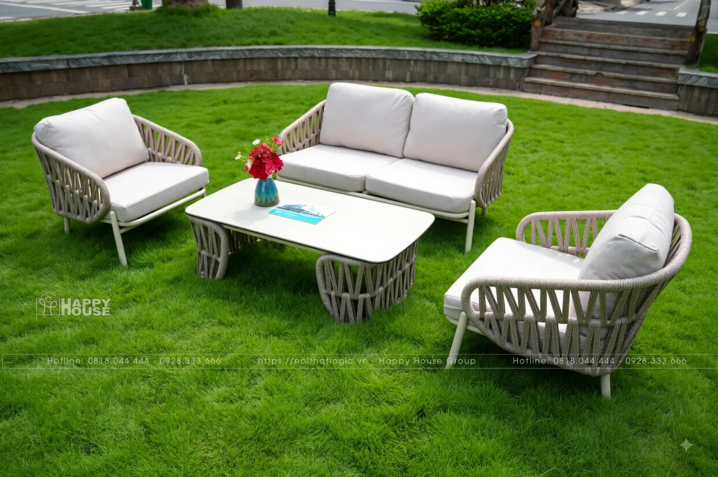 Bộ Sofa cao cấp ngoài trời SFD01