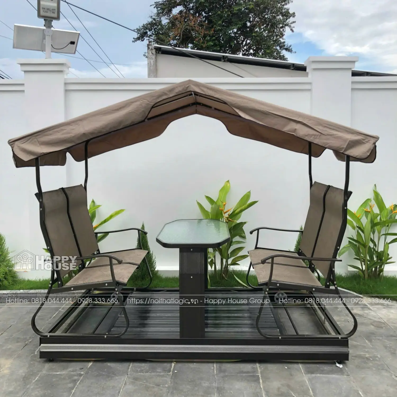 Xích đu 4 chỗ ngồi XD-4C