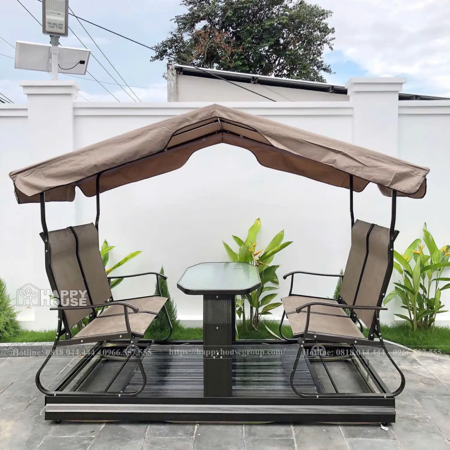 Xích đu 4 chỗ ngồi XD-4C