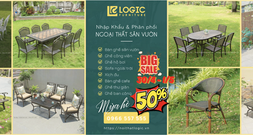 Nội Thất Logic khuyến mãi đến 50% mừng 50 năm thống nhất đất nước