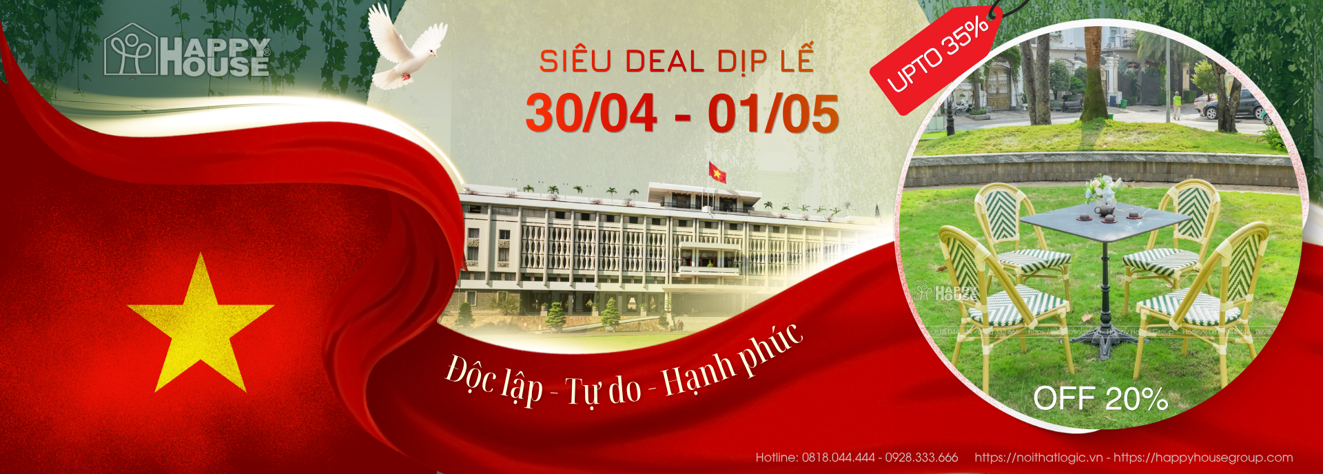 Siêu Deal Nhân Dịp Đại Lễ 30/04 -1/05 