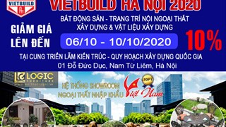 Nội Thất Logic khuyến mại cực HOT tại triển lãm Quốc Tế Vietbuild Hà Nội 2020 diễn ra vào ngày 04 đến 10 tháng 10 năm 2020