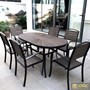 Bộ bàn ghế sân vườn, nhà hàng, cafe chất liệu Composite