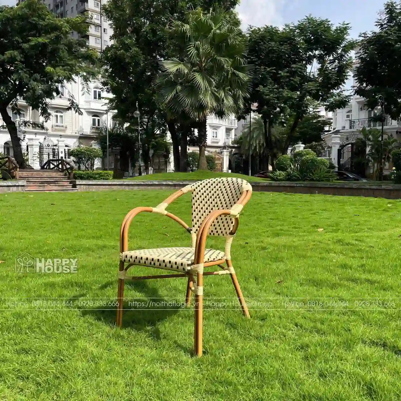 Ghế Lưới Textilene Có Tựa Tay GCF02