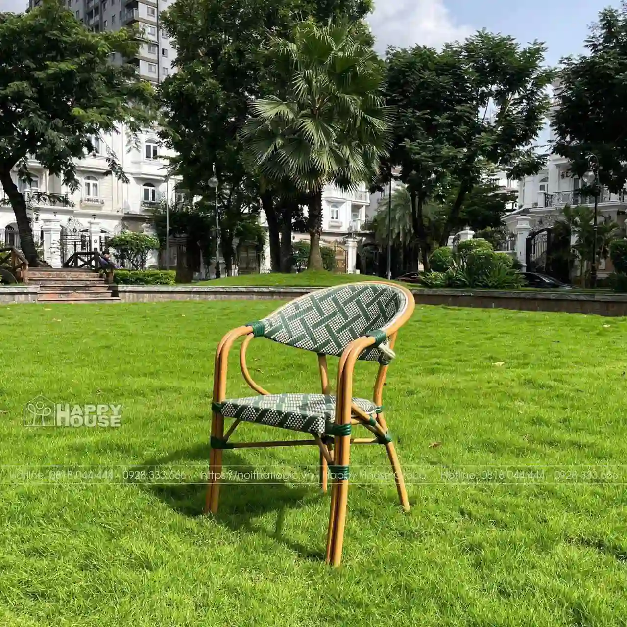 Ghế Lưới Textilene Có Tựa Tay GCF02