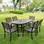 Bộ bàn ghế sân vườn, nhà hàng, cafe chất liệu Composite