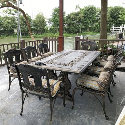 Bộ bàn ghế nhôm đúc nhập khẩu cao cấp
