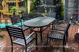 Bàn ghế Composite: Giải pháp hoàn hảo cho thời tiết nồm ẩm, vượt trội hơn cả gỗ tự nhiên