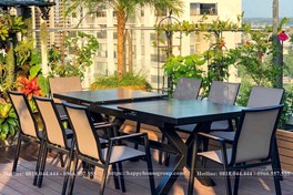Bàn ghế nhôm đúc thu gọn thông minh: Tối ưu hóa không gian 