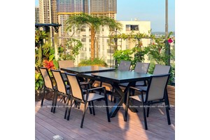 Bàn ghế nhôm đúc thu gọn thông minh: Tối ưu hóa không gian 