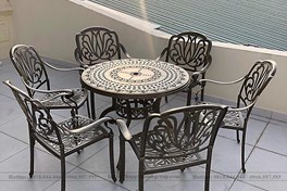 Khám phá các mẫu bàn ghế nhôm đúc cho ban công, sân vườn dẫn đầu xu hướng mùa xuân từ Nội Thất Logic