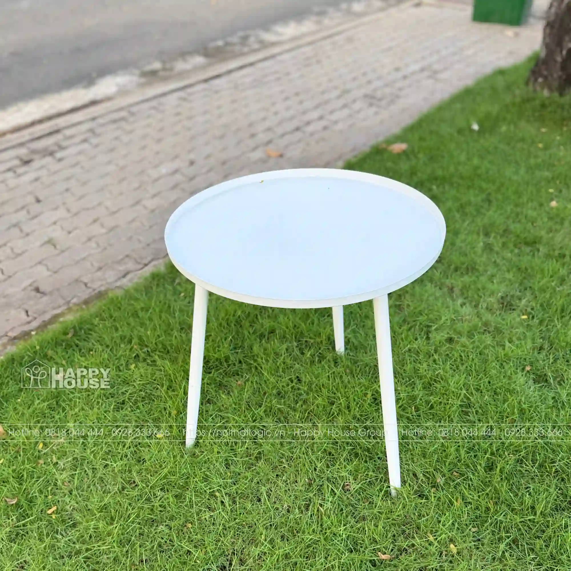 Bàn Hồ Bơi Hợp Kim Nhôm Màu Trắng D50cm H-51