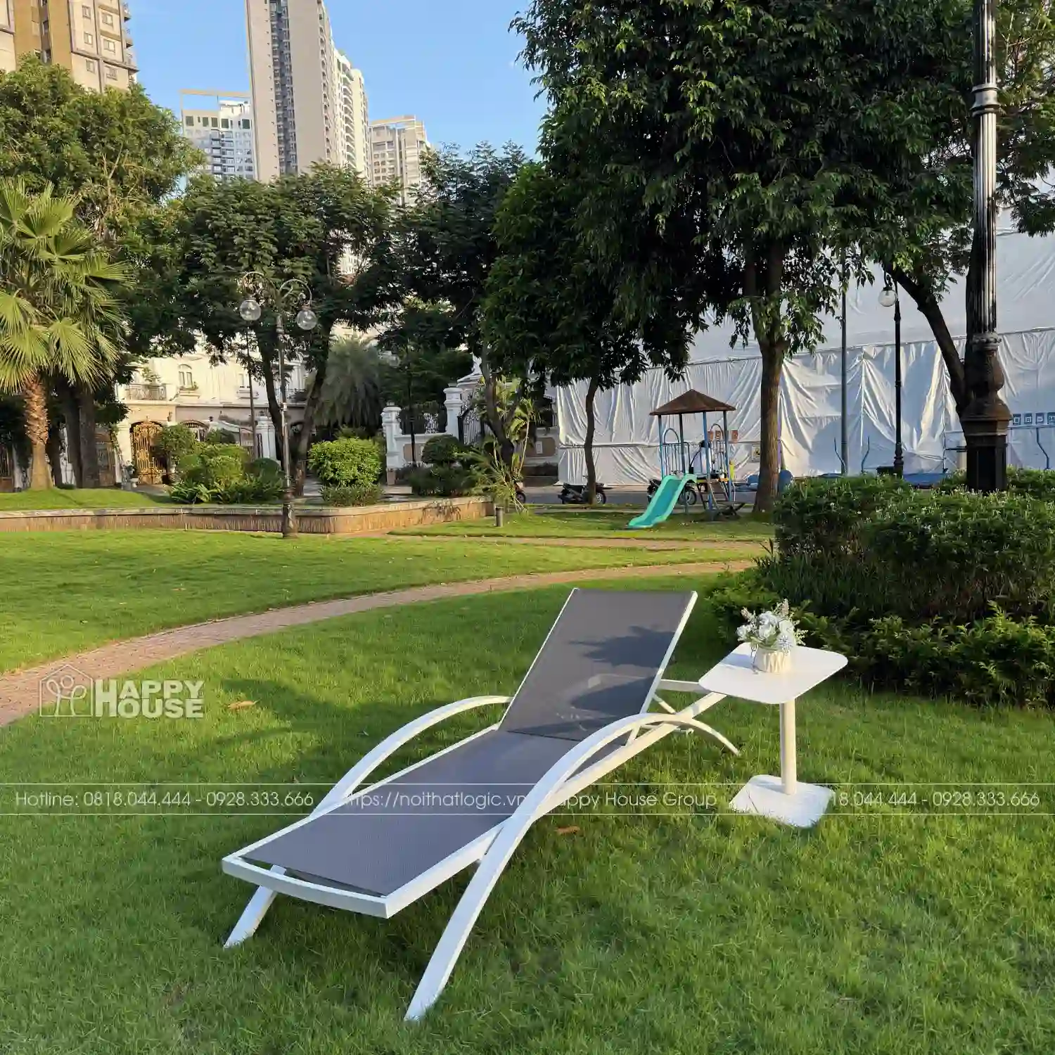 Bàn Phụ Hồ Bơi Nhôm Đúc Mã H202 - Thiết Kế Gọn Gàng, Chống Nước Tuyệt Đối