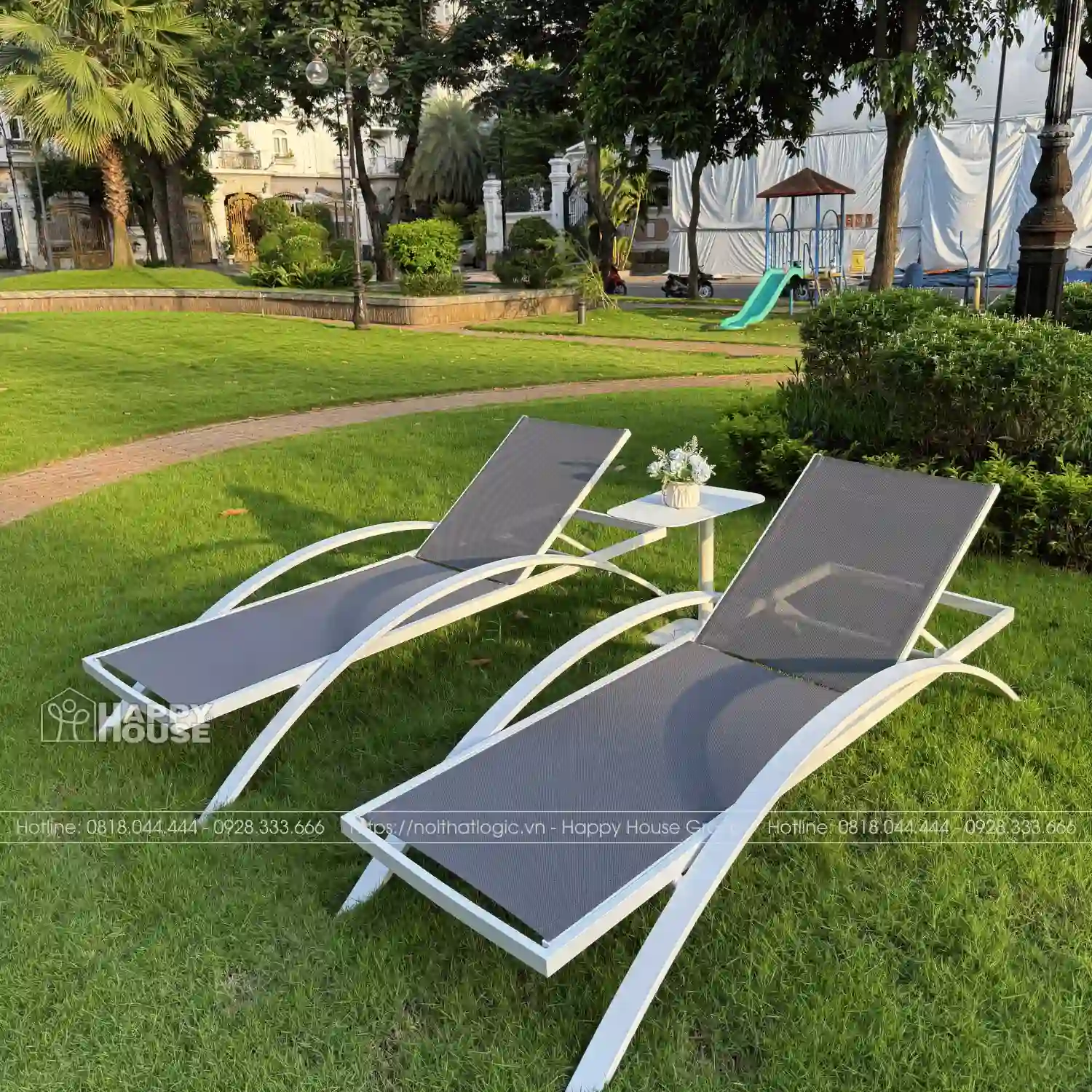 Bàn Phụ Hồ Bơi Nhôm Đúc Mã H202 - Thiết Kế Gọn Gàng, Chống Nước Tuyệt Đối