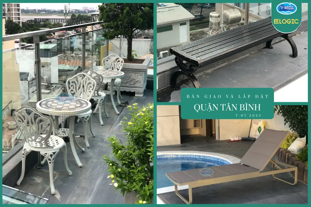 Dự Án Bàn Ghế Sân Vườn tại Tân Bình  – Tinh Tế Trong Từng Chi Tiết