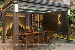 Nhà chòi sân vườn nhập khẩu - Giải pháp thư giãn hoàn hảo cho không gian xanh 2025