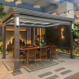 Nhà chòi sân vườn cao cấp: Đắm mình trong không khí mùa xuân tại nhà